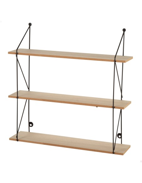 Max Home Étagère murale en bois à 3 tablettes 50 x 12 x 49 cm
