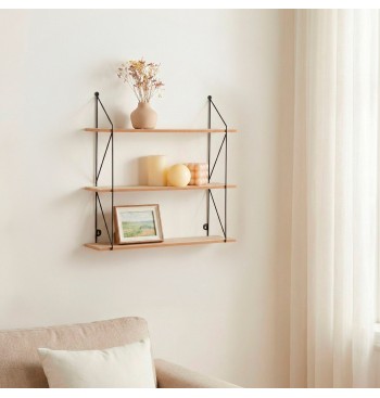 Max Home Étagère murale en bois à 3 tablettes 50 x 12 x... 2