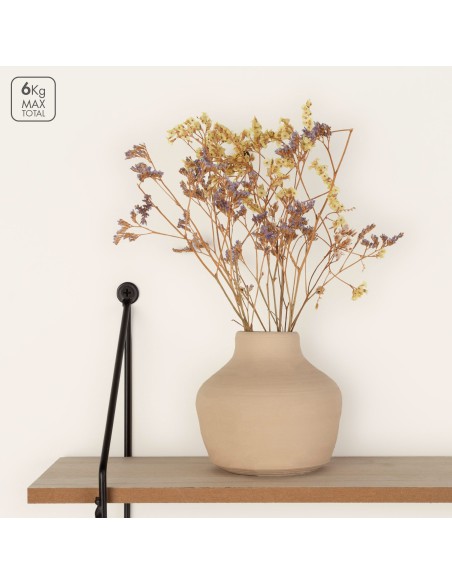 Max Home Étagère murale en bois à 3 tablettes 50 x 12 x 49 cm