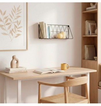Max Home Étagère murale en bois, 1 tablette, 48 x 20 x 13 cm 2