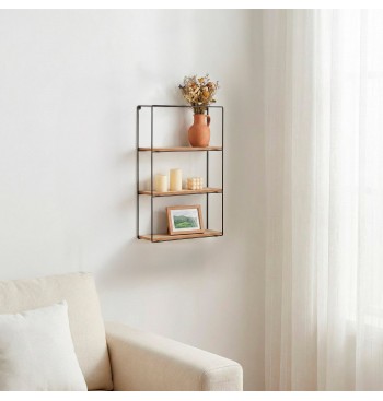 Max Home Étagère murale en bois à 3 tablettes 30 x 10 x... 2
