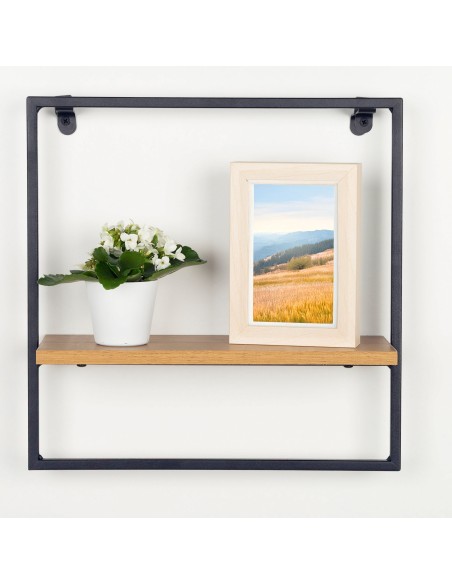 Max Home Étagère murale en bois 35 x 12 x 35 cm