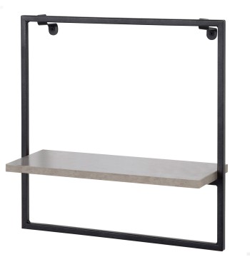Max Home Étagère murale effet béton, 1 tablette, 35 x 12...