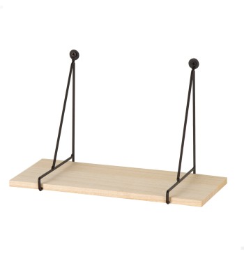 Max Home : étagère murale suspendue en bois, 30 x 14,5 x...