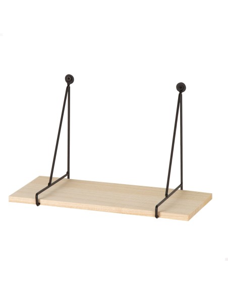Max Home : étagère murale suspendue en bois, 30 x 14,5 x 20 cm