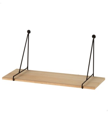 Max Home Étagère murale suspendue en bois 40 x 14,5 x 20 cm