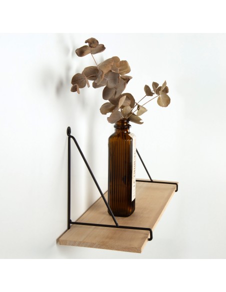 Max Home Étagère murale suspendue en bois 40 x 14,5 x 20 cm