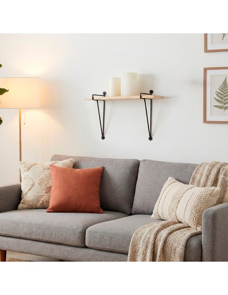 Max Home Étagère murale suspendue en bois 40 x 14,5 x 20 cm