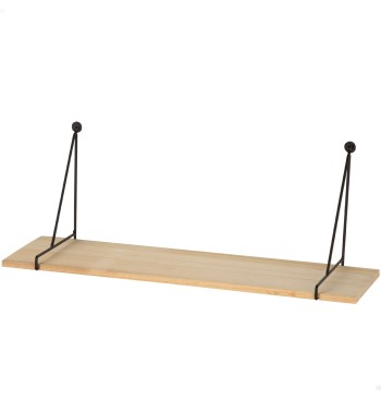 Max Home Étagère murale suspendue en bois 50 x 14,5 x 20 cm