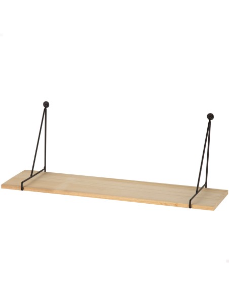 Max Home Étagère murale suspendue en bois 50 x 14,5 x 20 cm
