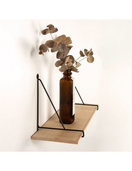 Max Home Étagère murale suspendue en bois 50 x 14,5 x 20 cm