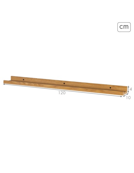 Étagère murale en bois Max Home 120 x 10 x 4 cm