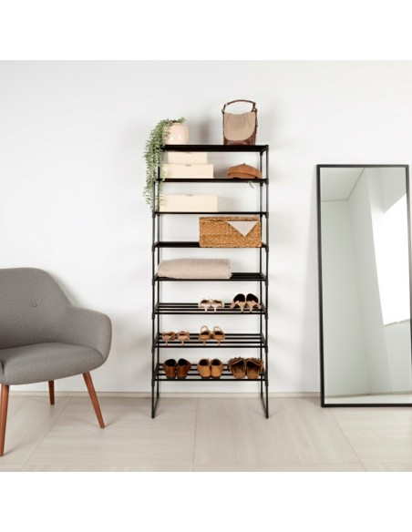 Étagère en plastique Max Home à 8 tablettes, 67 x 30 x 160 cm