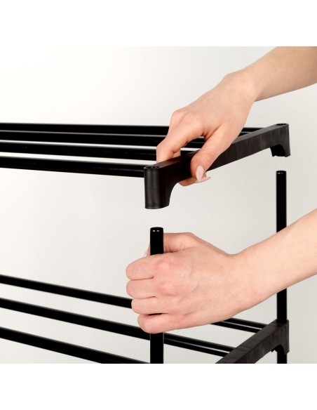 Étagère en plastique Max Home à 8 tablettes, 67 x 30 x 160 cm