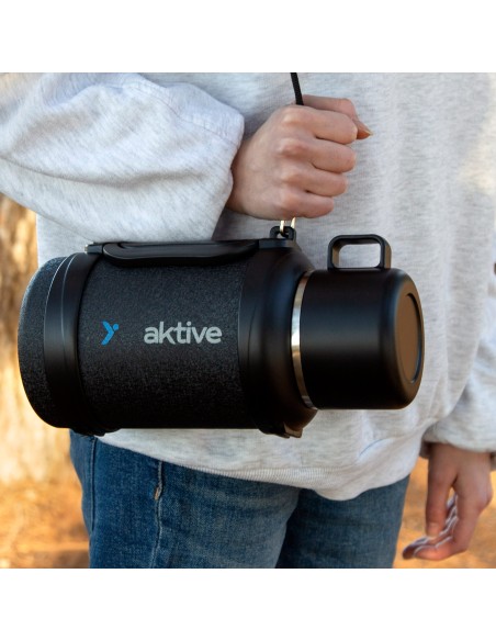 Bouteille thermos en acier inoxydable de 1,6 L avec bouchon à vis anti-fuite et double poignée