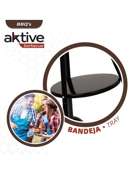 Barbecue portable au charbon de bois Aktive