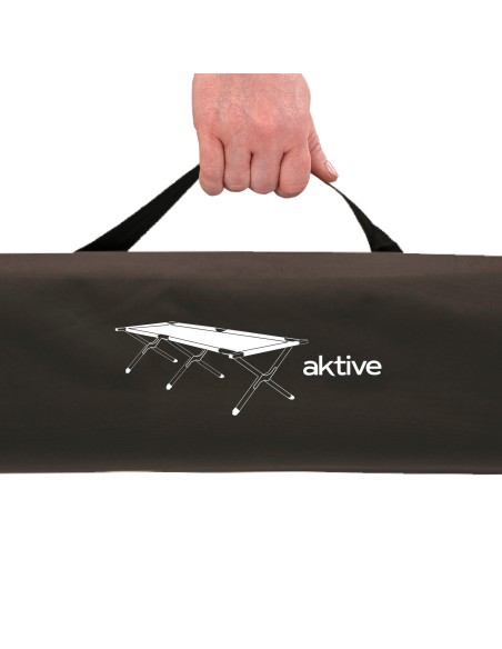 Lit pliant de camping noir