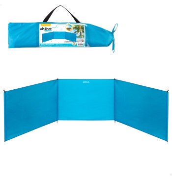 Brise-vent de plage pliant 200x75 cm aluminium
