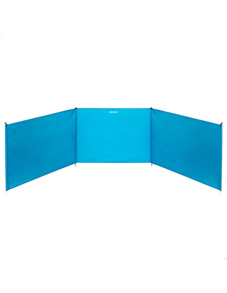 Brise-vent de plage pliant 200x75 cm aluminium