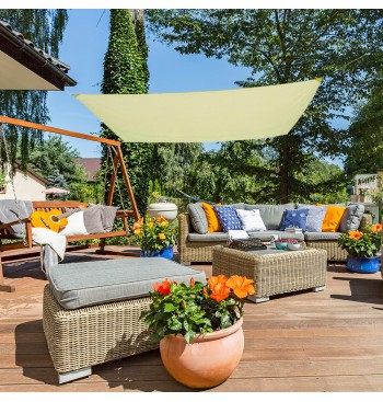 Store rectangulaire 400x300 cm couleur crème 2