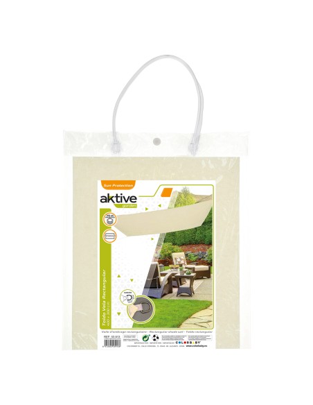 Store rectangulaire 400x300 cm couleur crème