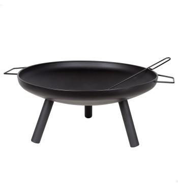Brasier d'extérieur portable Ø59 cm avec tisonnier