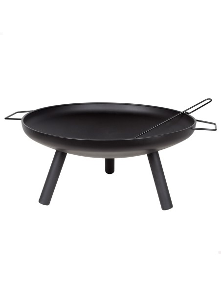 Brasier d'extérieur portable Ø59 cm avec tisonnier