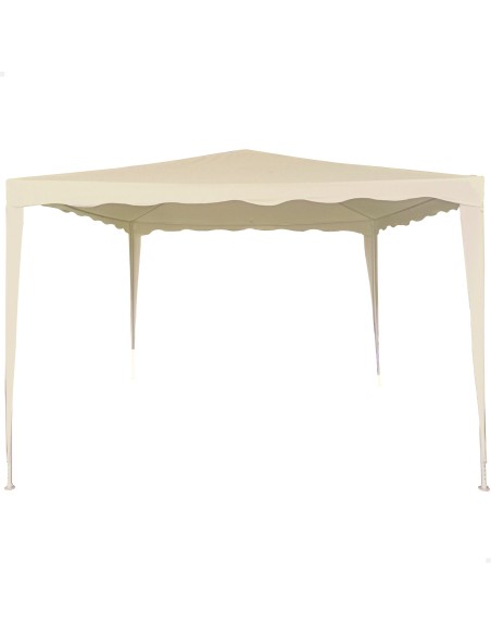 Tonnelle de jardin amovible 300x300x240 cm crème