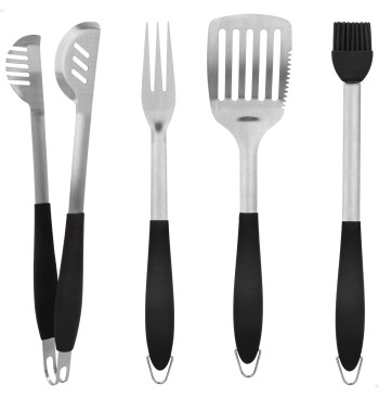 Lot de 4 accessoires pour barbecue