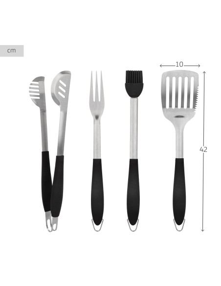 Lot de 4 accessoires pour barbecue
