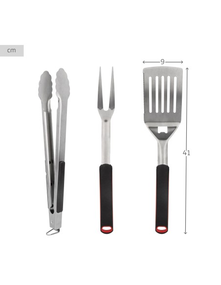 Lot de 3 accessoires pour barbecue
