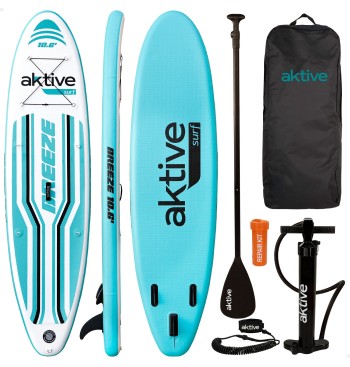 Planche de paddle gonflable pour débutants 10.6" bleue