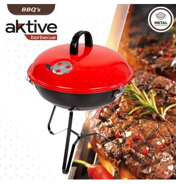 Barbecue à charbon avec couvercle 2