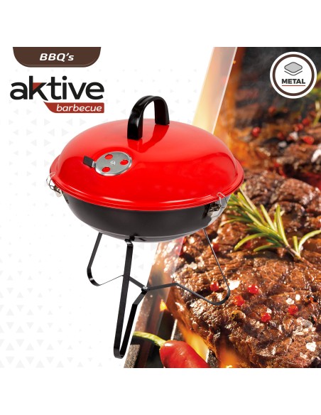 Barbecue à charbon avec couvercle