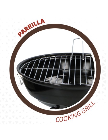 Barbecue à charbon avec couvercle