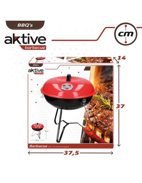 Barbecue à charbon avec couvercle