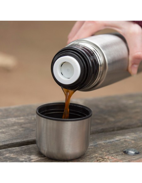 Bouteille thermos 350 ml en acier inoxydable avec bouchon à vis anti-fuites