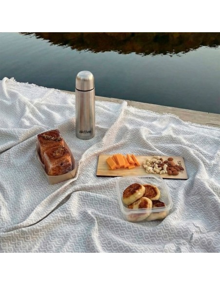 Bouteille thermos 500 ml en acier inoxydable, bouchon à vis, doseur anti-fuite