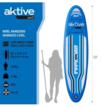 Planche de paddle surf gonflable 10,2'' de niveau avancé 2