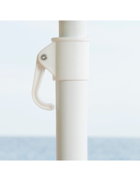 Parapluie de plage coupe-vent 8 tiges 200 cm multicolore