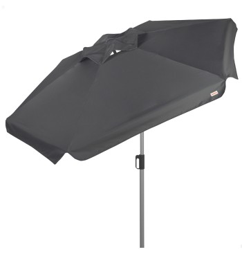 Grand parasol de jardin inclinable coupe-vent 230 cm UV50...