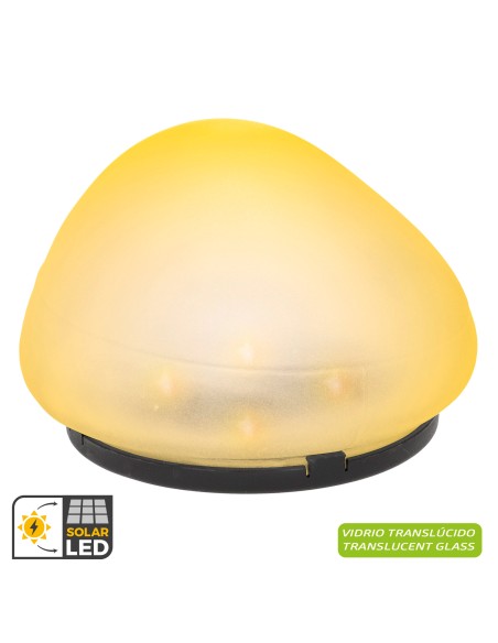 Projecteur solaire LED effet pierre, 5 lumens