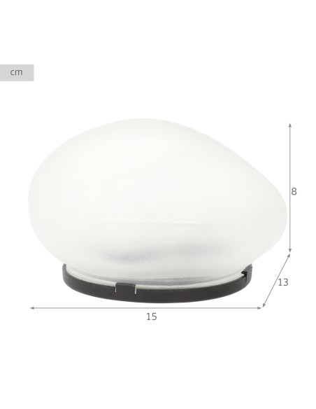 Projecteur solaire LED effet pierre, 5 lumens