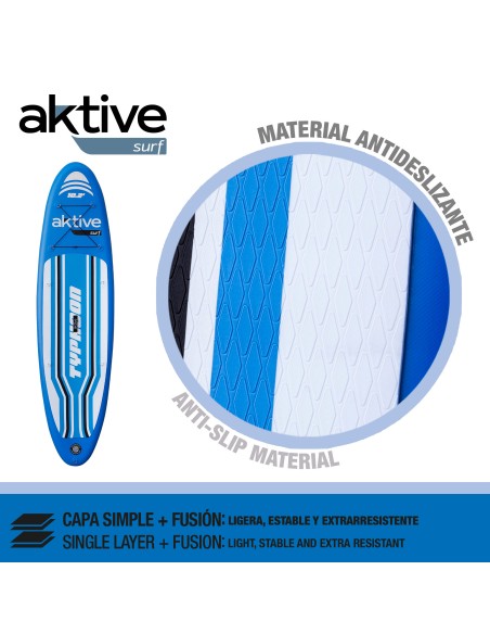 Planche de paddle surf gonflable 10,2'' de niveau avancé