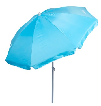 Parapluie de plage 8 tiges 180 cm bleu