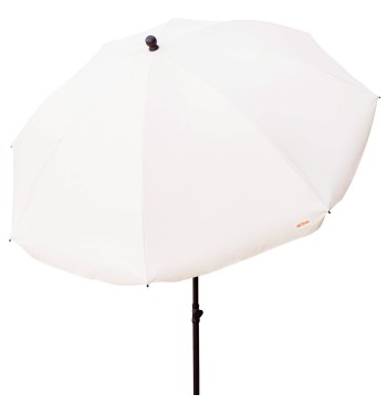 Parasol de jardin inclinable 240 cm UV30 beige