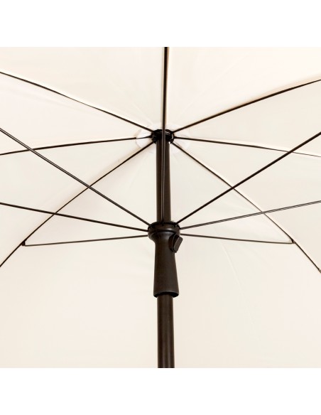 Parasol de jardin inclinable 240 cm UV30 beige