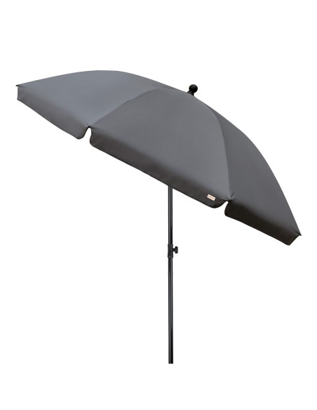 Parasol de jardin inclinable 240 cm UV30 gris