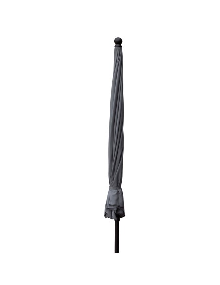 Parasol de jardin inclinable 240 cm UV30 gris