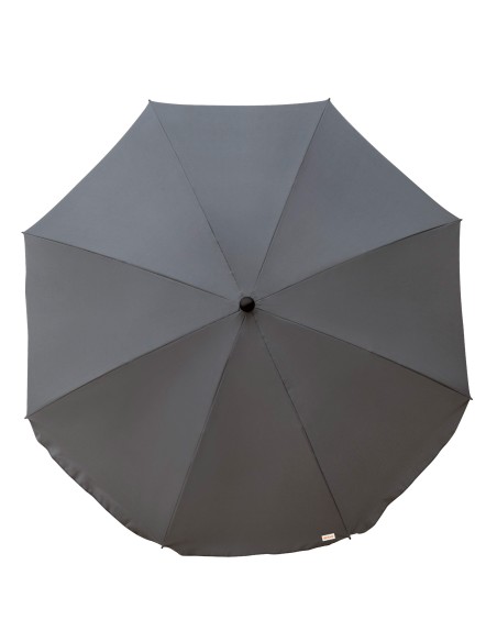 Parasol de jardin inclinable 240 cm UV30 gris